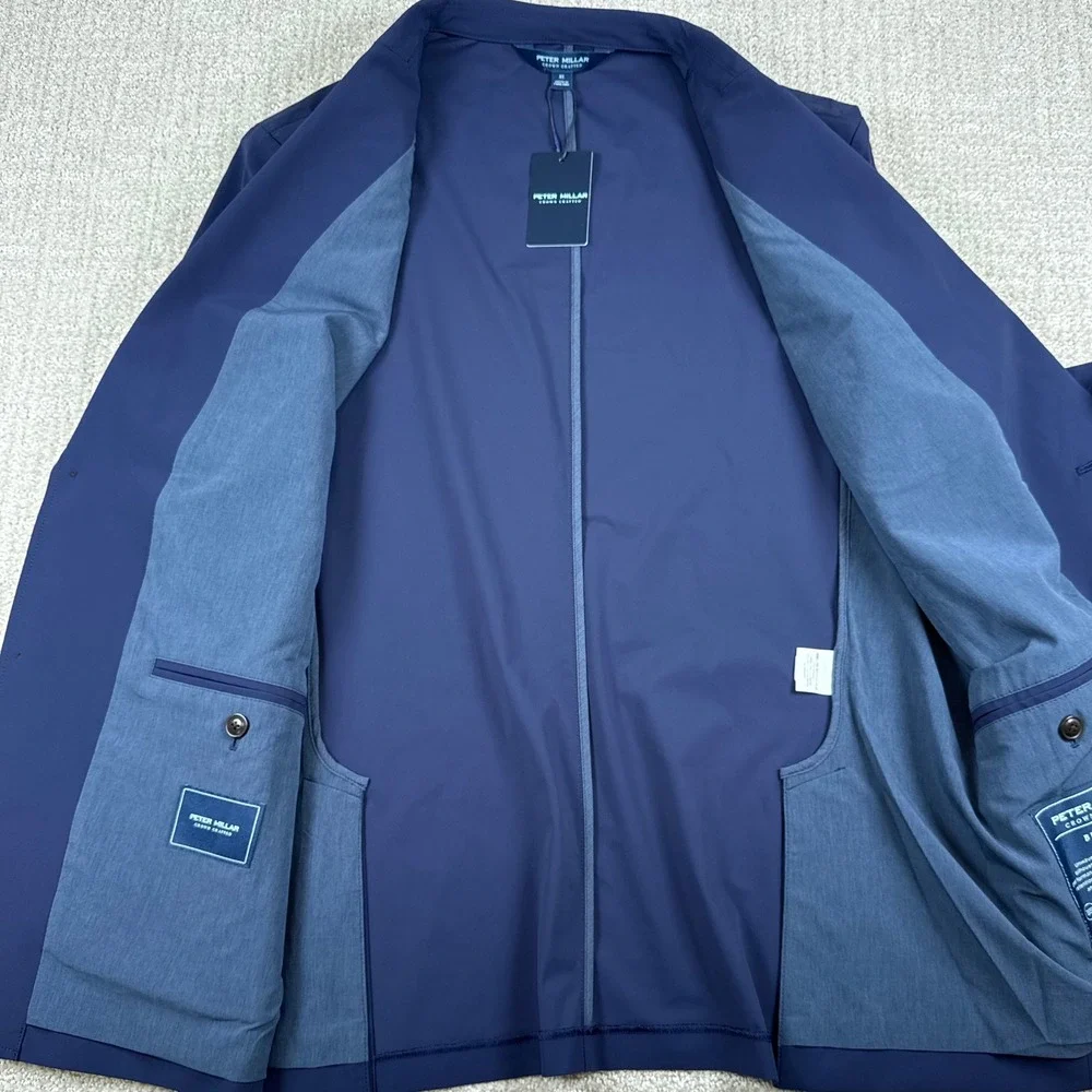 NEW Peter Millar Mens XL Navy Bingham Crown Crafted Performance Stretch Blazer